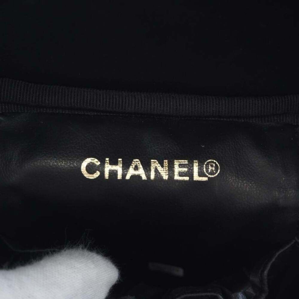CHANEL Black Caviar Leather Logo Vanity Bag - Picture 11 of 12